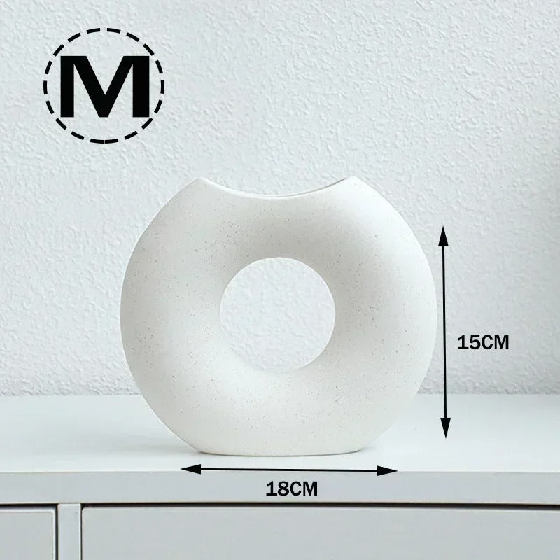 "Donuts" Ceramic Vase – Uniquely Stylish and Functional
