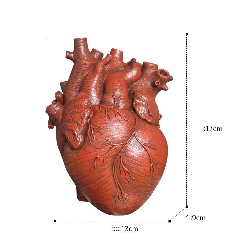 Heart Sculpture Plant Pot For Home Decor