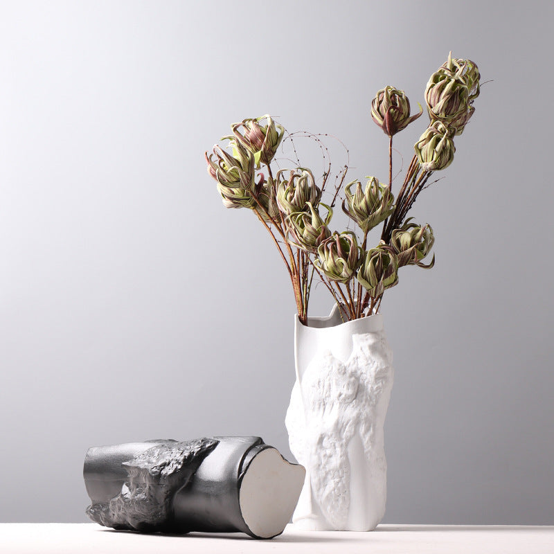 Texture Design Nordic Home Decor Ceramic Vases