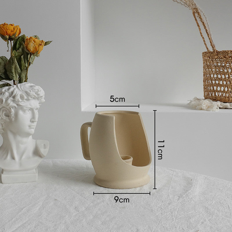 Nordic Ceramic Flower Vase Ornaments Art Vase