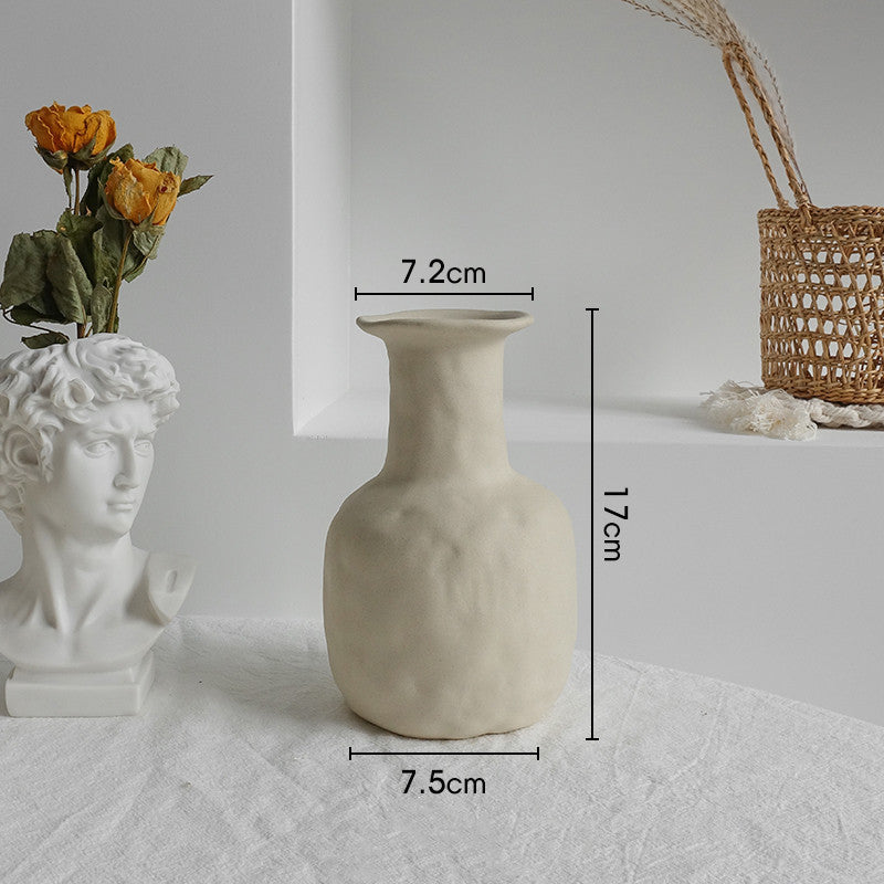 Nordic Ceramic Flower Vase Ornaments Art Vase