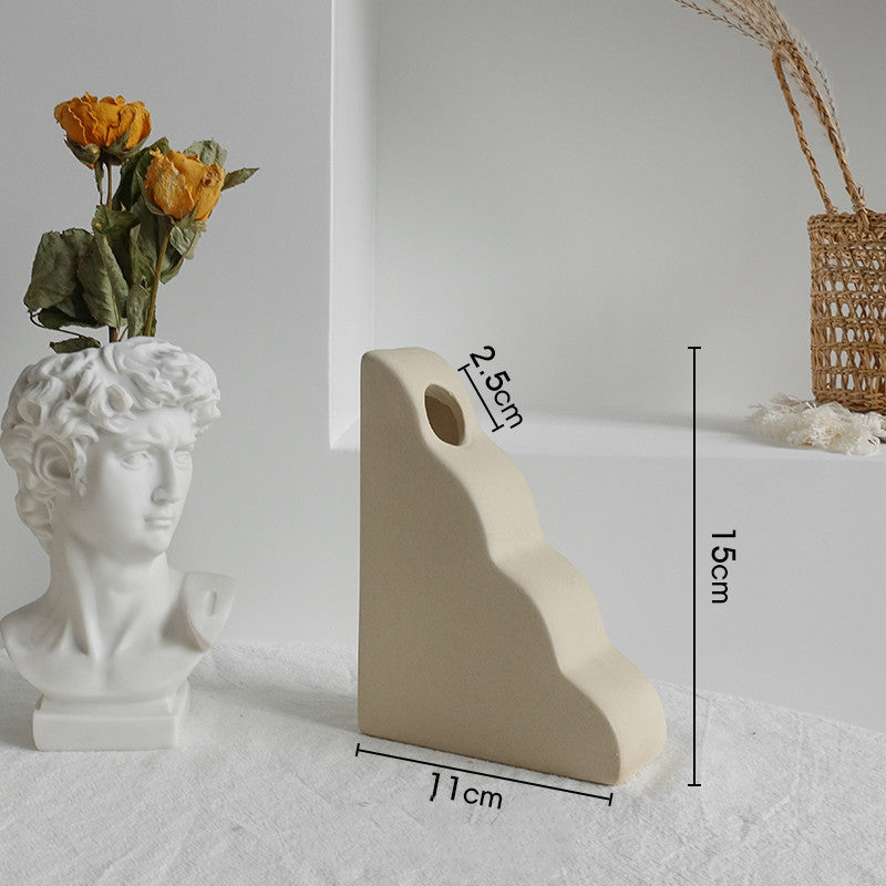 Nordic Ceramic Flower Vase Ornaments Art Vase