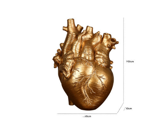 Heart Sculpture Plant Pot For Home Decor