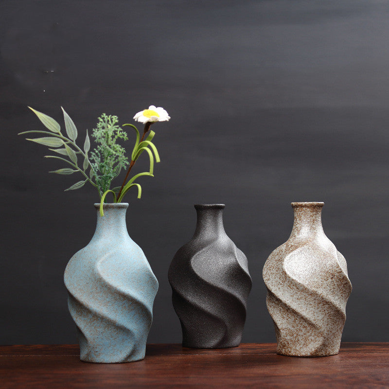 Japanese Style Handcrafted Ceramic Vase