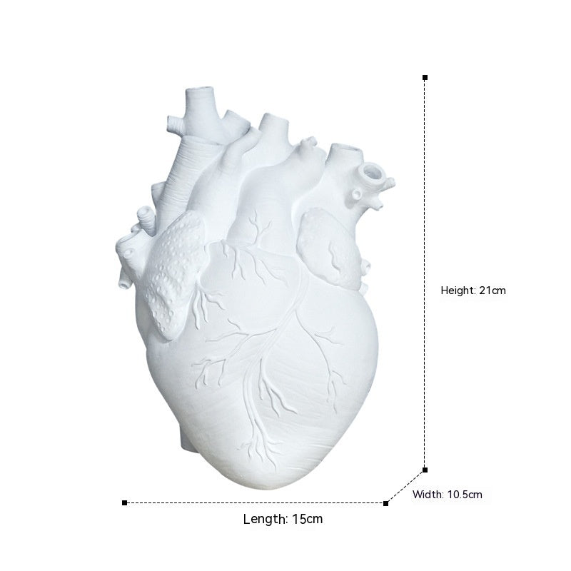 Heart Sculpture Plant Pot For Home Decor