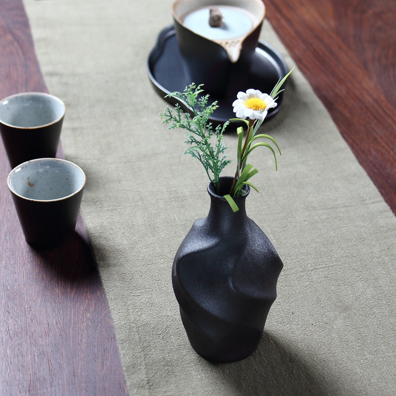 Japanese Style Handcrafted Ceramic Vase