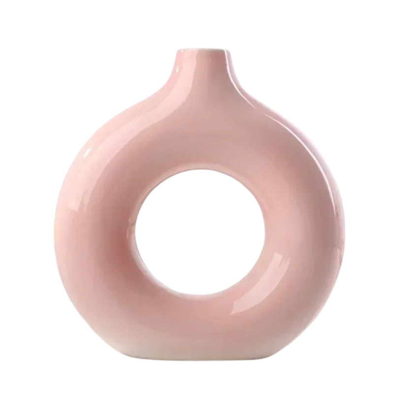 "Donuts" Ceramic Vase – Uniquely Stylish and Functional