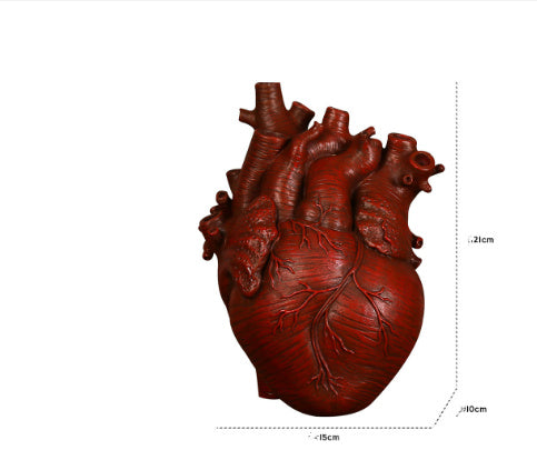Heart Sculpture Plant Pot For Home Decor