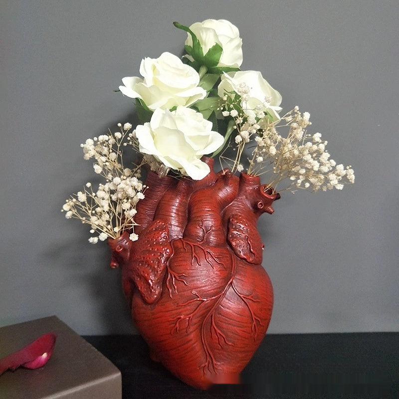 Heart Sculpture Plant Pot For Home Decor