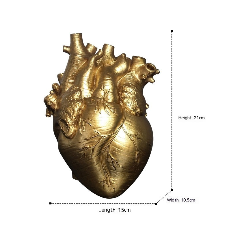 Heart Sculpture Plant Pot For Home Decor
