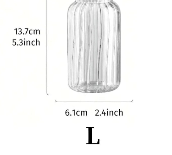 Hydroponic Glass Flower Arrangement Container Vase Table Decor