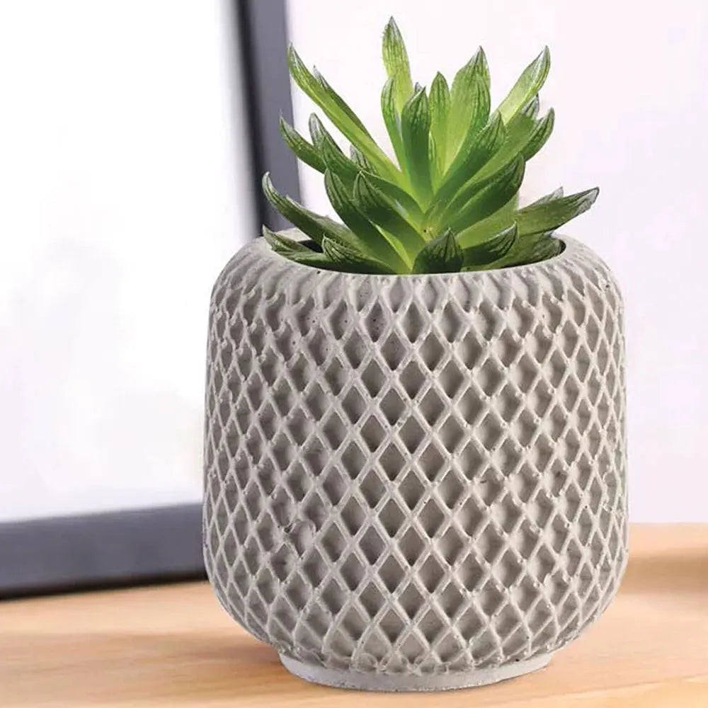 Silicone Mold DIY Geometric Shape Flower Pot Candle Jar Home Decor
