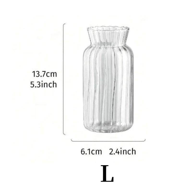 Hydroponic Glass Flower Arrangement Container Vase Table Decor