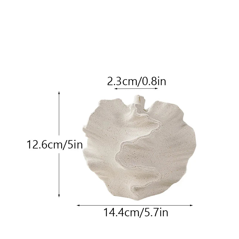 Ceramic Coral Nordic Container for Flower Pampas Grass