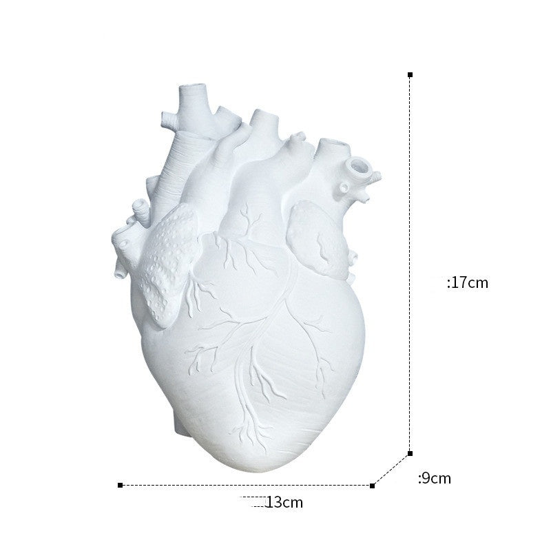 Heart Sculpture Plant Pot For Home Decor