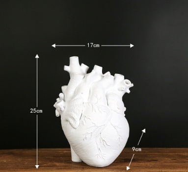 Heart Sculpture Plant Pot For Home Decor