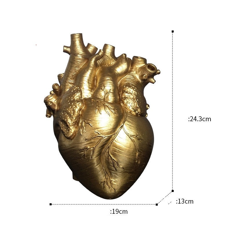 Heart Sculpture Plant Pot For Home Decor