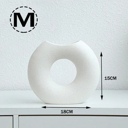 "Donuts" Ceramic Vase – Uniquely Stylish and Functional