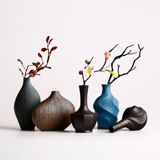 Japanese Style Handcrafted Ceramic Vase