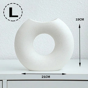 "Donuts" Ceramic Vase – Uniquely Stylish and Functional