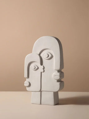 Nordic Picasso Creative Ceramic Face Vase – Artistic Elegance for Your Home