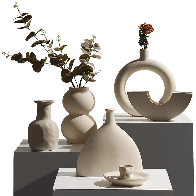 Nordic Ceramic Flower Vase