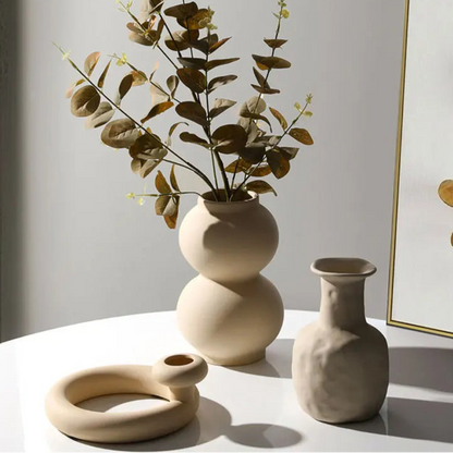 Nordic Ceramic Flower Vase