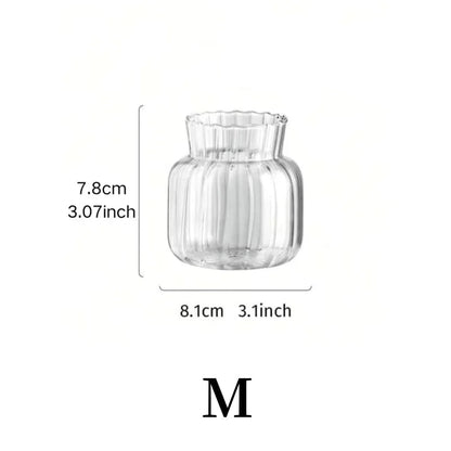 Hydroponic Glass Flower Arrangement Container Vase Table Decor