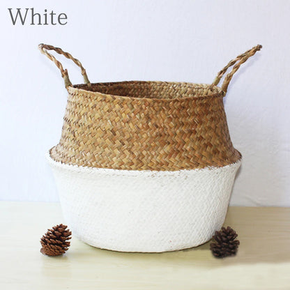Straw Weaving Flower Plant Pot Basket